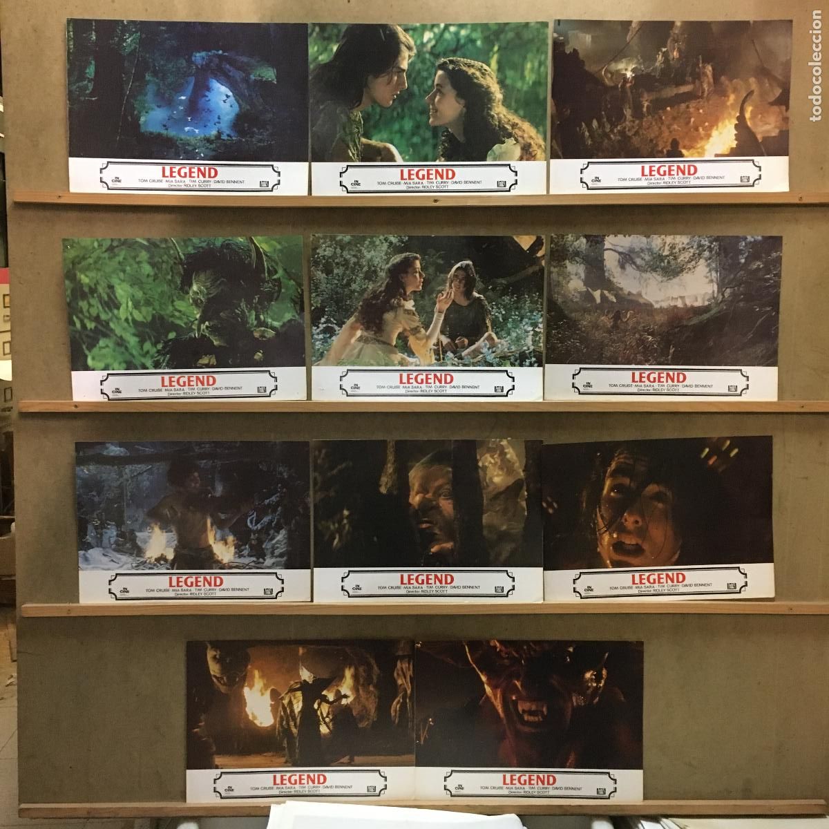 Cine: AFJ68 LEGEND RIDLEY SCOTT TOM CRUISE MIA SARA SET 11 FOTOCROMOS ORIGINAL ESTRENO