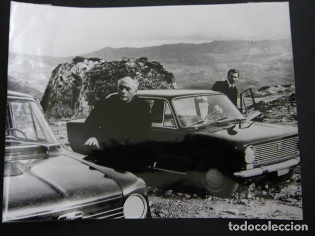 Kino: FRANCO NERO Y MARTIN BALSAM ACTORES ANTIGUA FOTOGRAFIA 18 X 24 CM