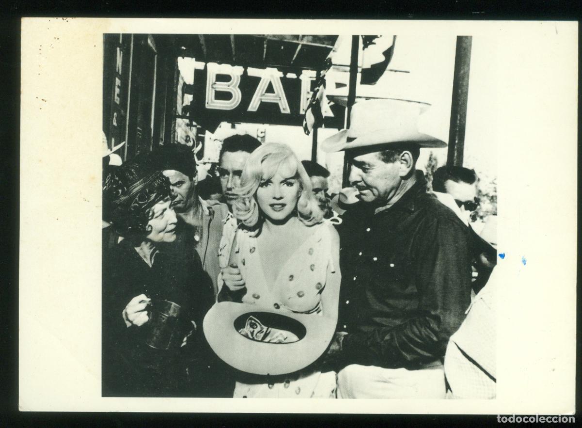 Cine: MARILYN MONROE POSTAL ORIGINAL DE FRANCIA