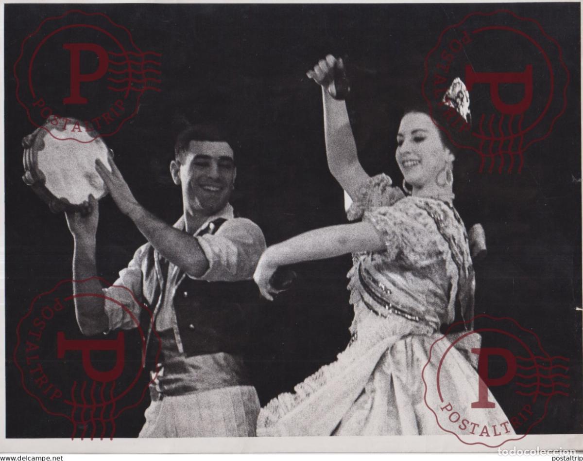 Cine: MARIA ROSA GARCIA ESPA&Ntilde;A BALLETS ESPAGNOLS RAPHAEL AGUILAR 23*17CM DANCE DANSEUSE DANSE