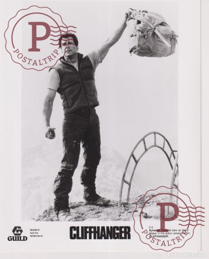 Cine: CLIFFHANGER. SYLVESTER STALONE. CINE CINEMA. ACTOR ACTRIZ. ACTRESS. +-24x18CM