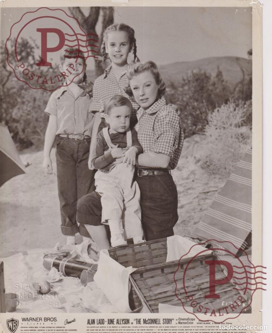 Cinema: THE MCCONNEL STORY. ALAN LADD JUNE ALLYSON. CINE CINEMA. ACTOR ACTRESS ACTRIZ +-25.5x20CM