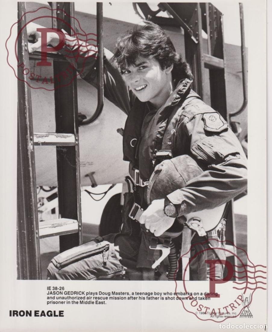 Cine: IRON EAGLE. JASON GEDRICK. ACTOR ACTRESS. PHOTO FOTO +-25X20.5CM