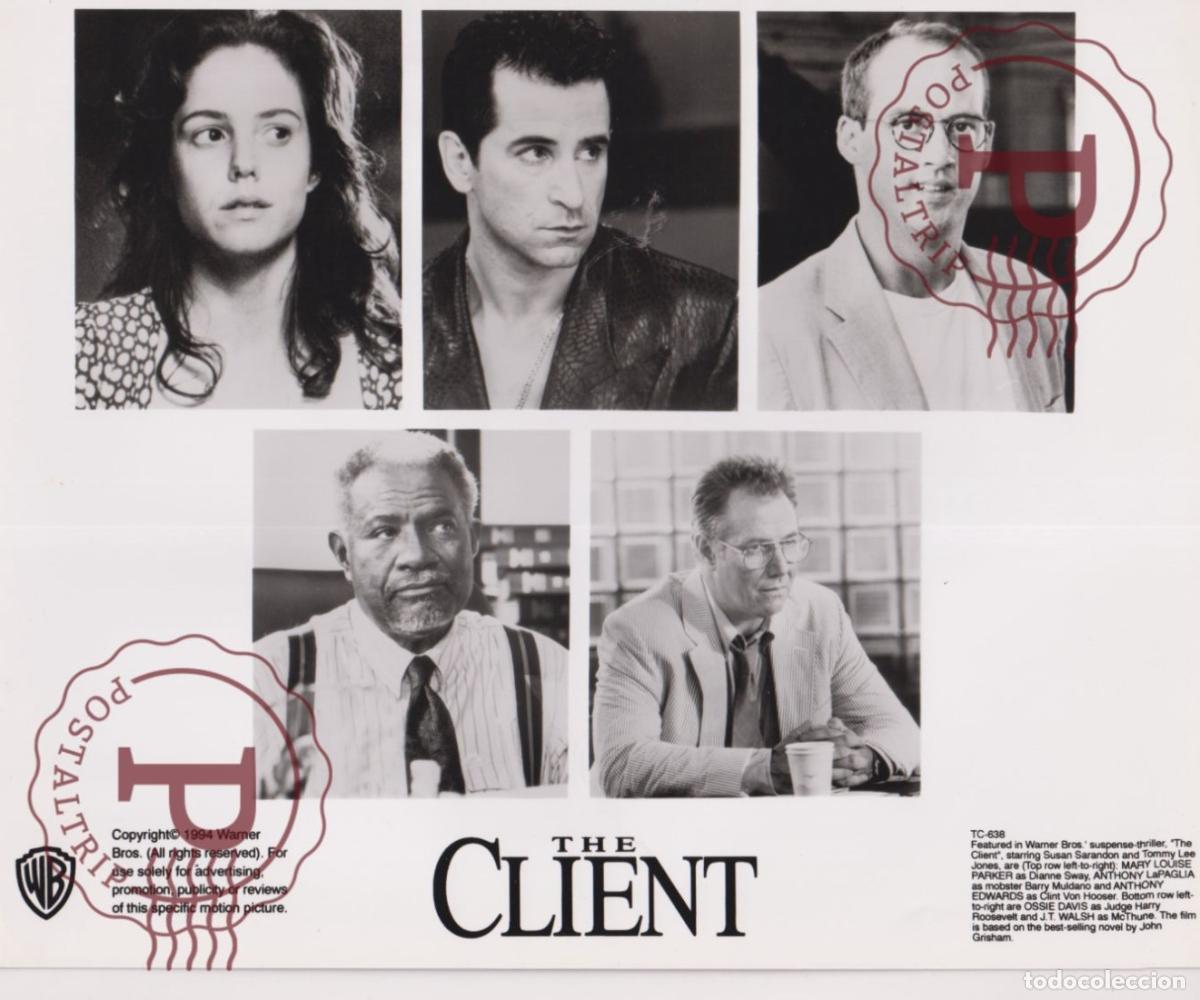 Cine: THE CLIENT. CINE CINEMA. ACTOR ACTRESS. ACTRIZ. PHOTO FOTO +-24X18CM