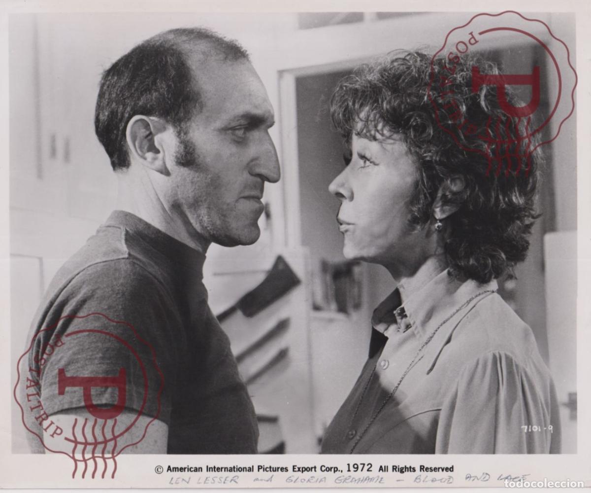 Cine: BLOOD AND LACE. CINE CINEMA. ACTOR ACTRESS. ACTRIZ. PHOTO FOTO +-24X18CM