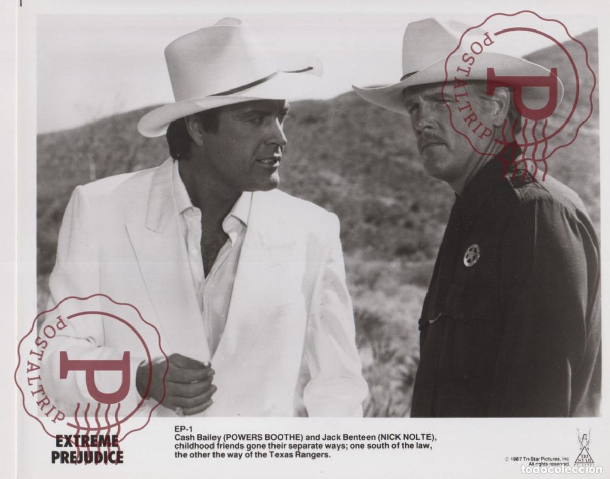 Cine: EXTREME PREJUDICE. CINE CINEMA. ACTOR ACTRESS. ACTRIZ. PHOTO FOTO +-25.5X20.5CM
