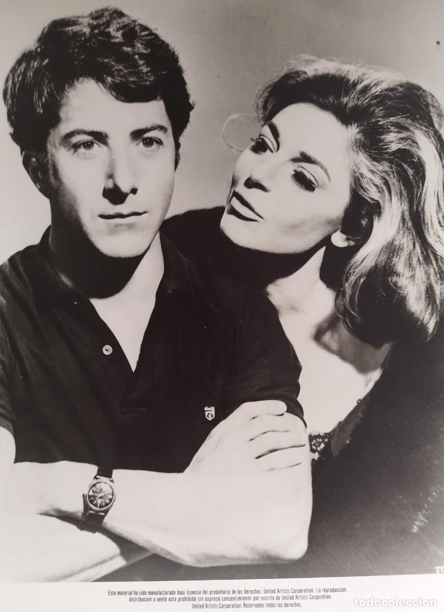 Cine: Dustin Hoffman / Anne Bancroft - Foto prensa original EL GRADUADO (The Graduate) United Artists