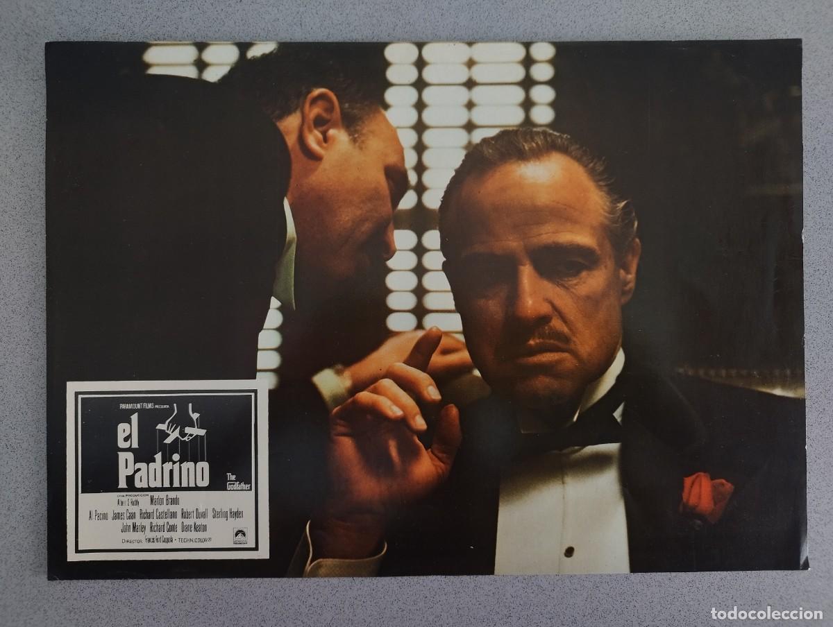 Cine: El Padrino - Fotocromo / Lobby Card Original - Marlon Brando - The Godfather 1972 - Escena inicial