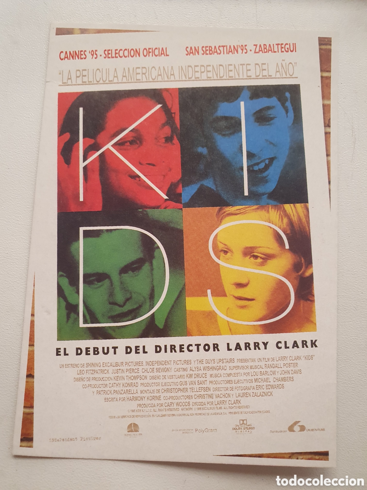 Cinema: Cartel postal KIDS la pel&iacute;cula