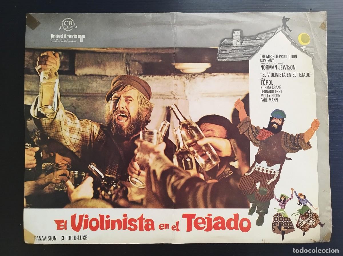 Cin&eacute;ma: Topol - Fotocromo original de cine (1971) - El violinista en el tejado - Musical Norman Jewison