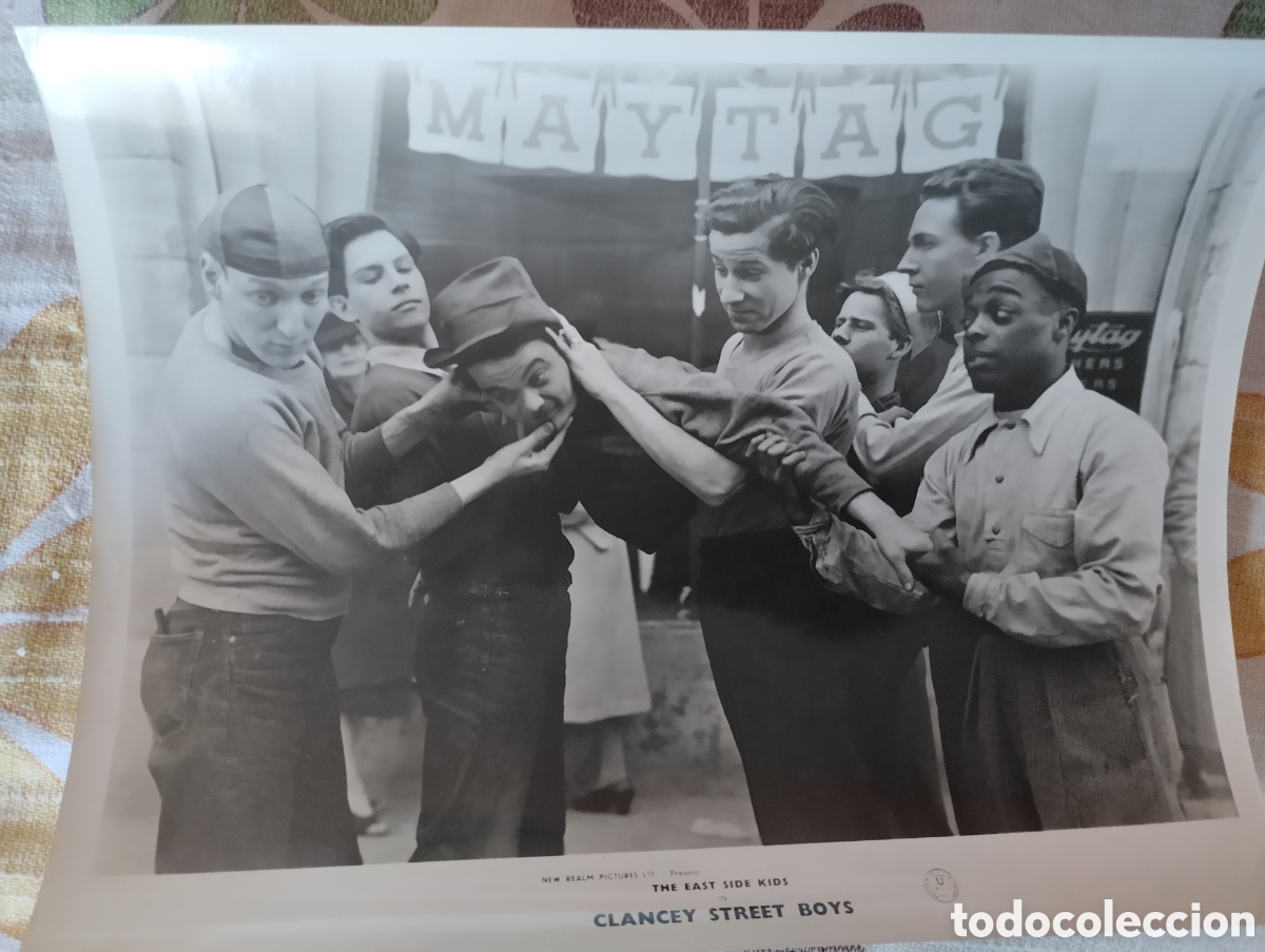 Cine: 7 LOBBY CARDS DE REINO UNIDO - LOS MUCHACHOS DE LA CALLE CLANCY 1943