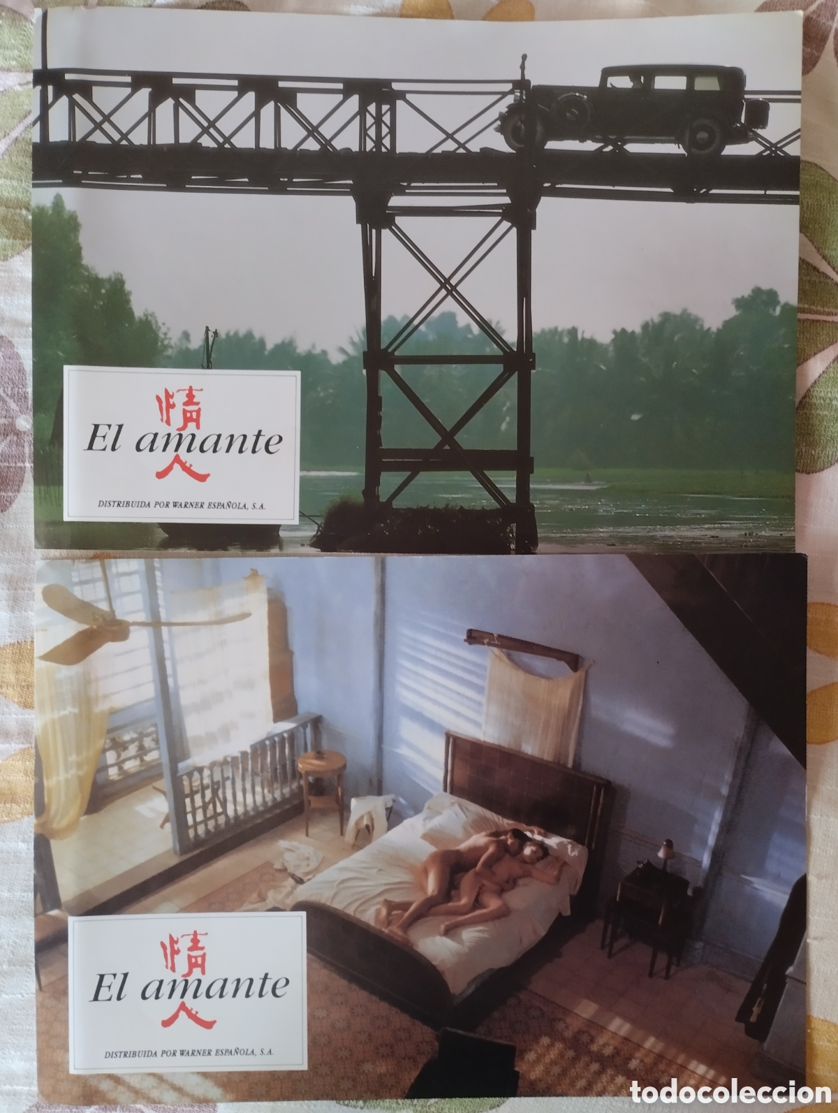 Cine: 2 FOTOCROMOS - EL AMANTE