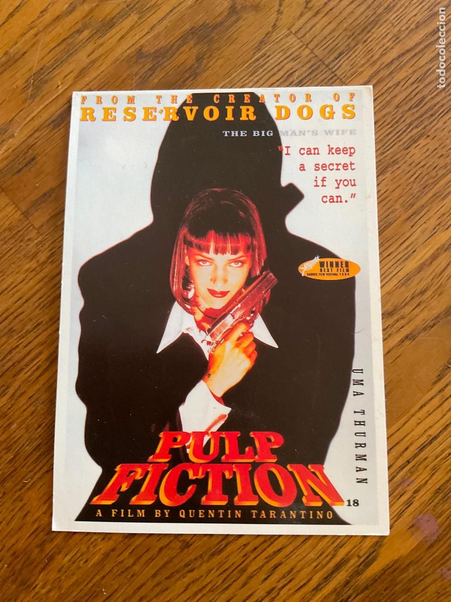 Cine: *PEDIDO M&Iacute;NIMO 5 EUROS* - POSTAL PULP FICTION