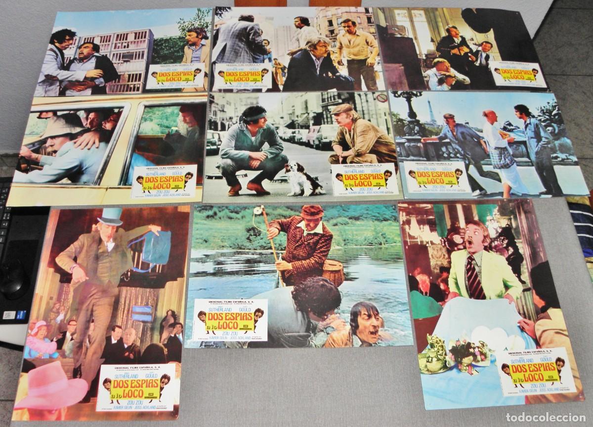 Cine: SET 9 FOTOCROMOS DOS ESP&Iacute;AS A LO LOCO A&Ntilde;O 1975