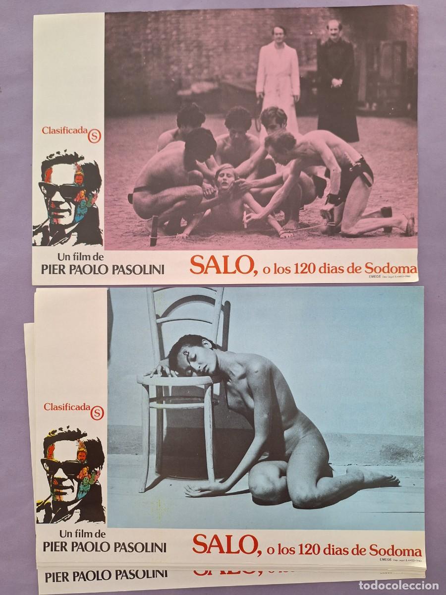 Cine: LOTE 11 FOTOCROMOS CINE SALO SOLO 120 DIAS DE SODOMA CLASIFICADA S F-60