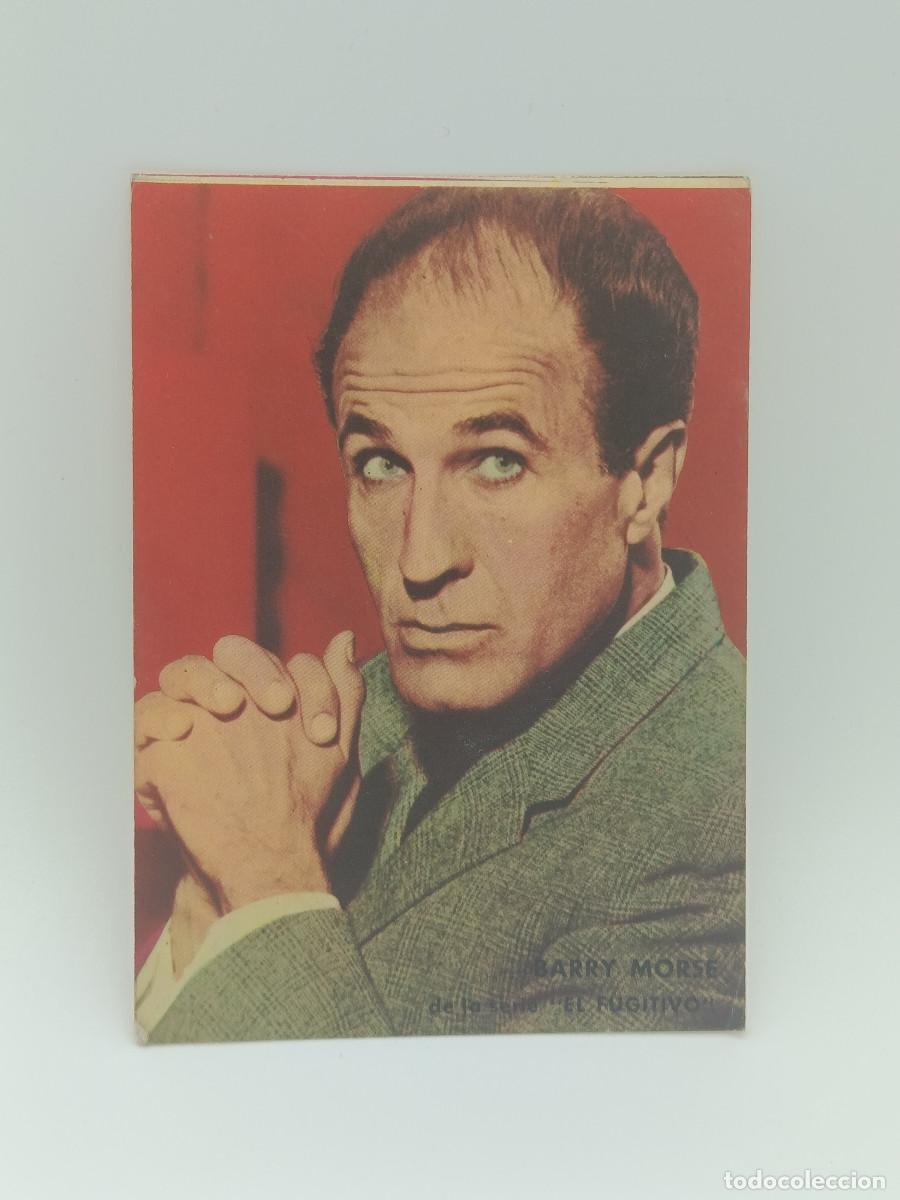 Cine: FOTO CROMO ANTIGUO CARTON 7,5CM X 10,5 CM APROXIMADAMENTE. A&Ntilde;OS 60. BARRY MORSE. PY