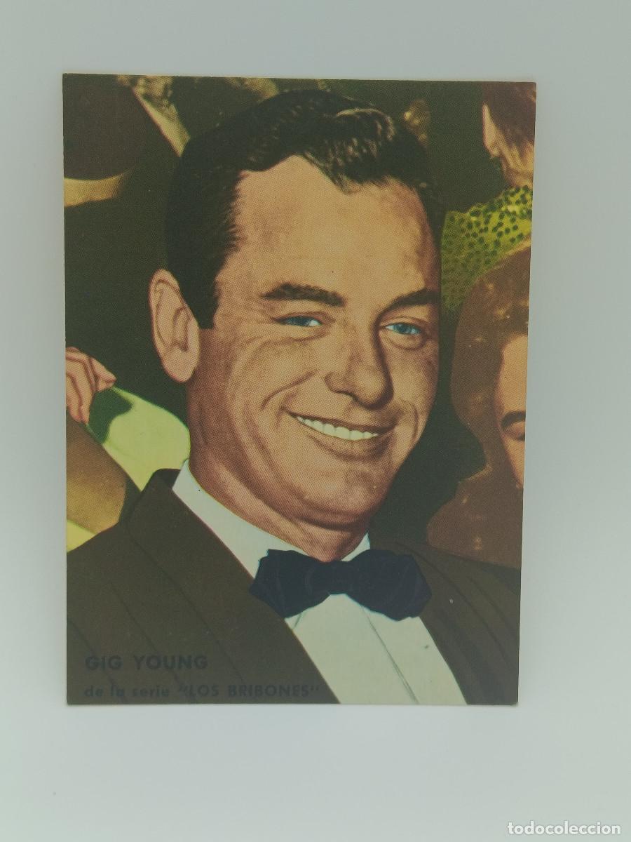 Cine: FOTO CROMO ANTIGUO CARTON 7,5CM X 10,5 CM APROXIMADAMENTE. A&Ntilde;OS 60. GIG YOUNG. PY