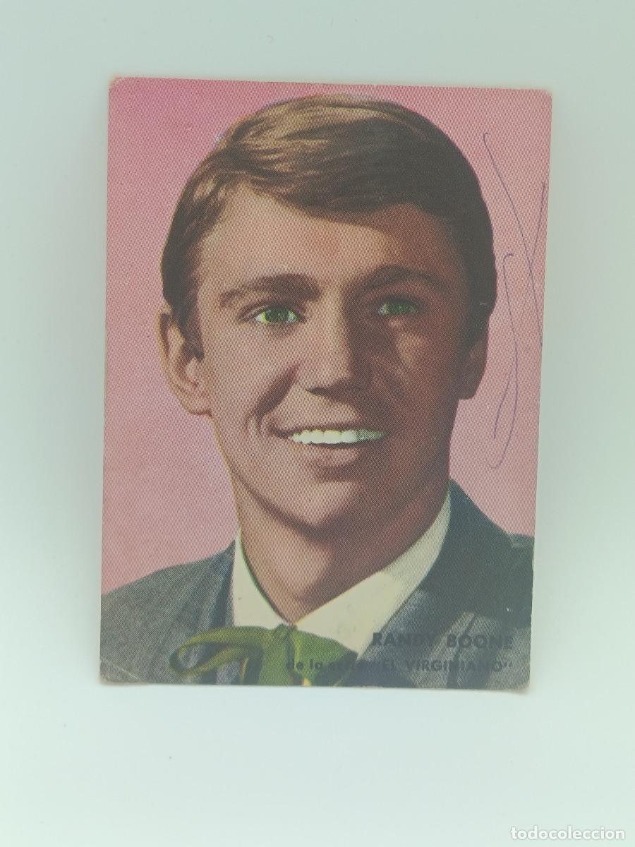 Cine: FOTO CROMO ANTIGUO CARTON 7,5CM X 10,5 CM APROXIMADAMENTE. A&Ntilde;OS 60. RANDY BOONE. PY