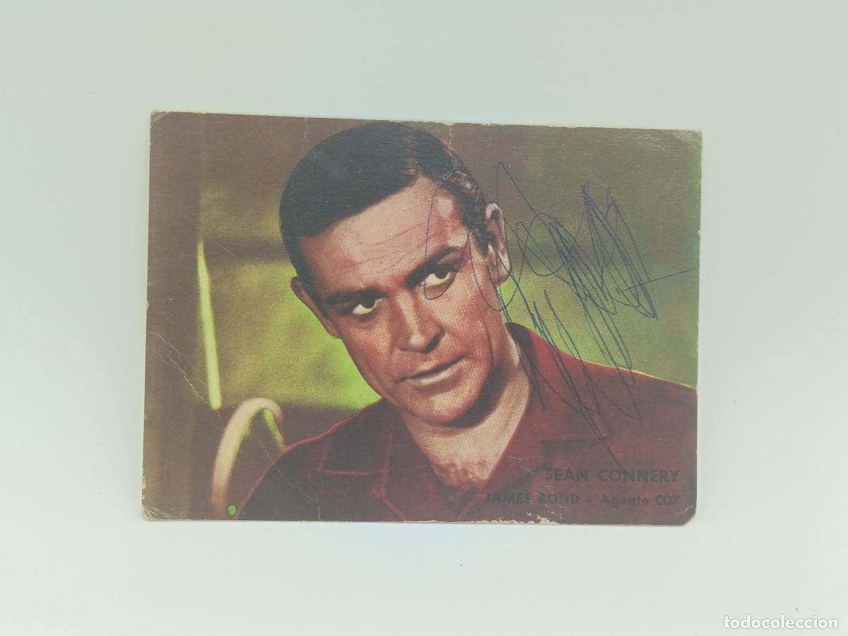 Cine: FOTO CROMO ANTIGUO CARTON 7,5CM X 10,5 CM APROXIMADAMENTE. A&Ntilde;OS 60. SEAN CONNERY. PY