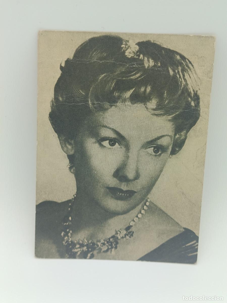 Cine: FOTO CROMO ANTIGUO CARTON 7,5CM X 10,5 CM APROXIMADAMENTE. A&Ntilde;OS 60. RUTH LEUWERIK. PY