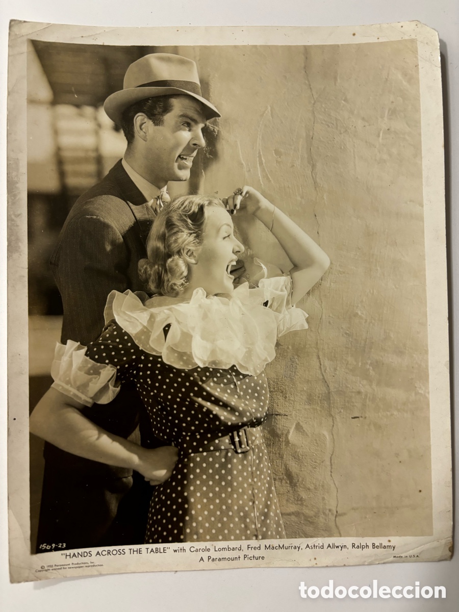 Cine: Foto original Paramount de Carole Lombard y Fred MacMurray