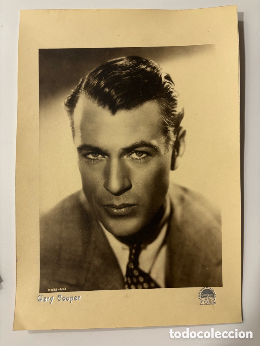 Cine: Foto original Paramount de Gary Cooper
