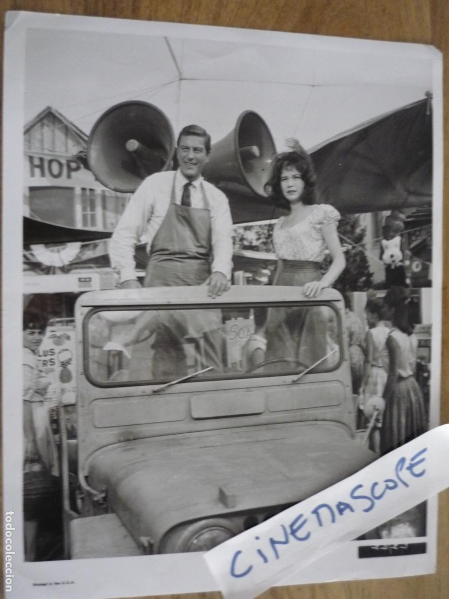 Cine: shirley maclaine dick van dyke - foto original b/n - What a Way to Go ella y sus maridos
