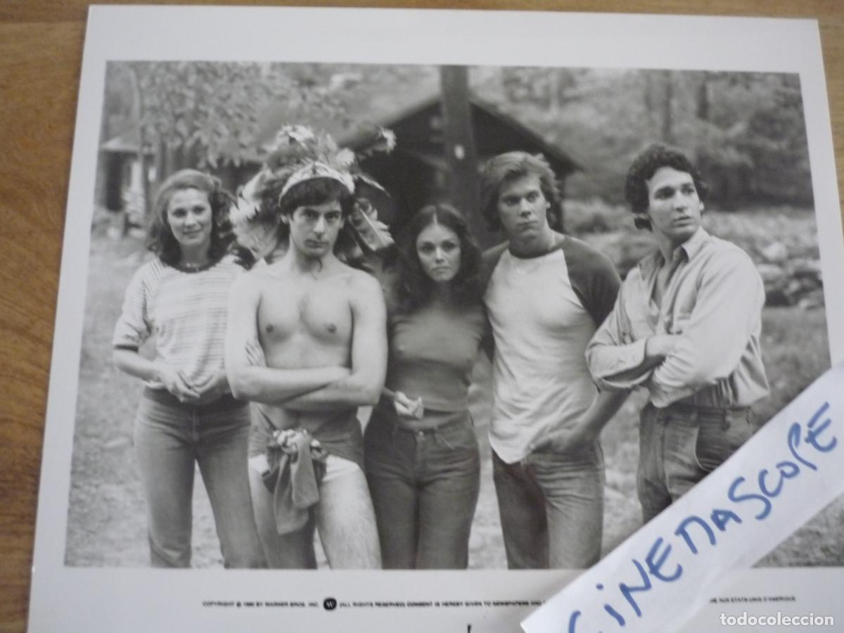 Cine: viernes 13 Friday the 13th - foto original b/n - kevin bacon Jeannine Taylor harry crosby