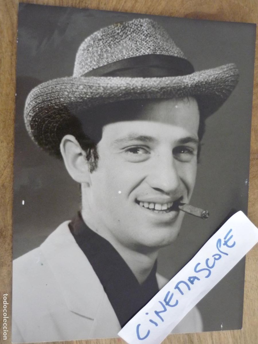 Cine: jean paul belmondo - foto original b/n -french cinema actor
