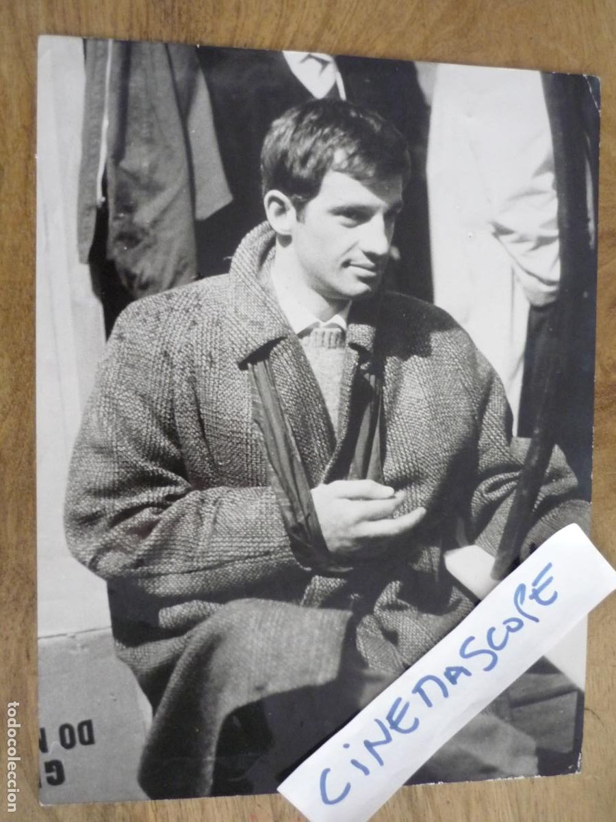 Cine: jean paul belmondo - foto original b/n - french cinema actor