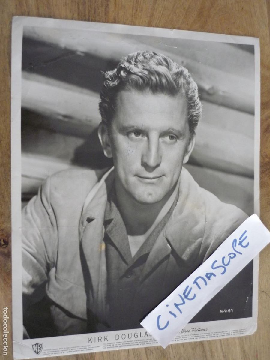 Cine: kirk douglas - foto original b/n - american cinema actor