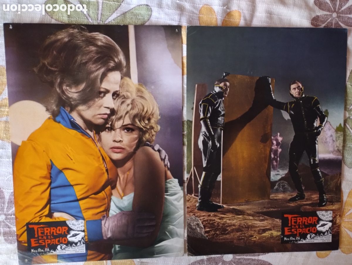 Cine: 4 FOTOCROMOS - TERROR EN EL ESPACIO
