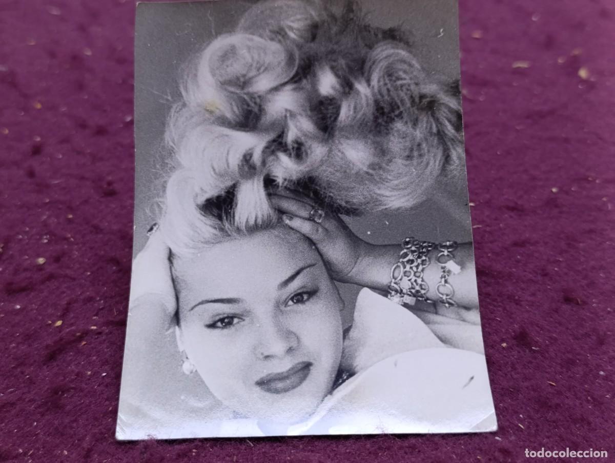 Cin&eacute;ma: Sara Montiel, antigua fotograf&iacute;a de archivo, de promoci&oacute;n, sellos al dorso