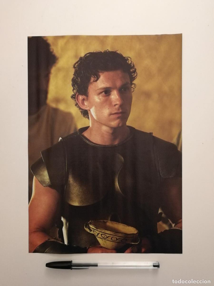 Cine: LAMINA ACARTONADA -A4- TOM HOLLAND - LA ODISEA - Christopher Nolan - THE ODYSSEY