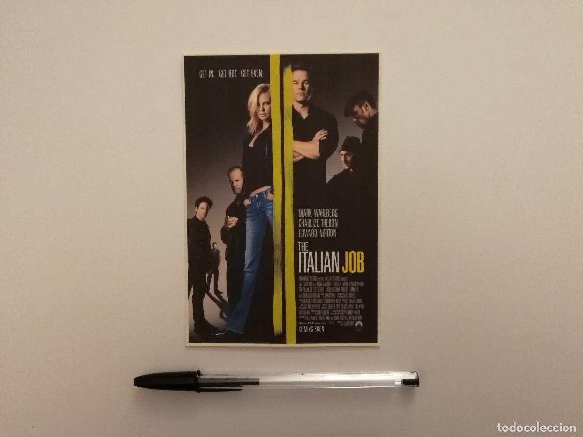Cine: IMPRESO PAPEL -10*15- THE ITALIAN JOB - CHARLIZE THERON - MARK WAHLBERG
