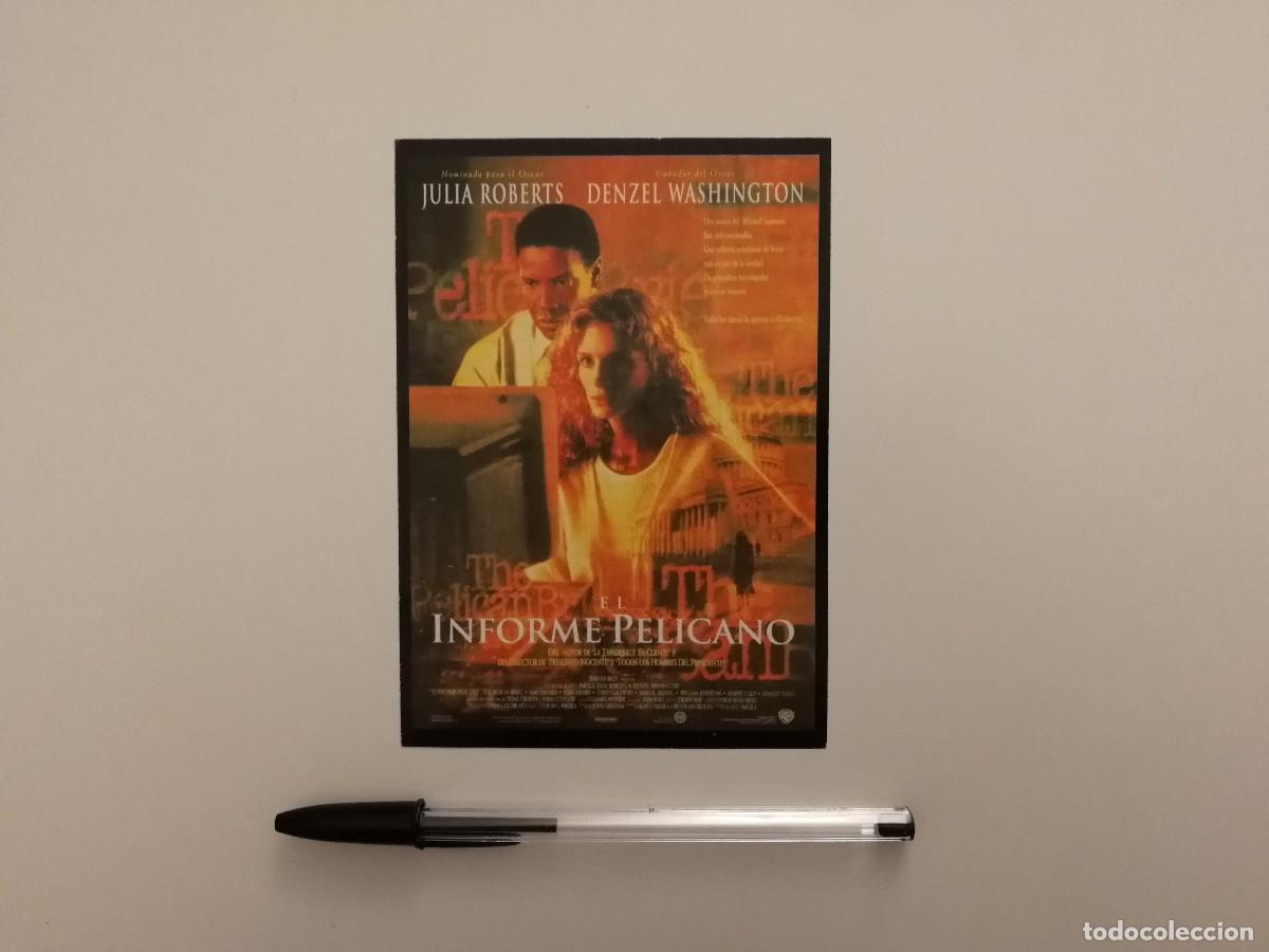Cine: FICHA COLECCIONABLE -9*13- EL INFORME PELICANO - JULIA ROBERTS - DENZEL WASHINGTON