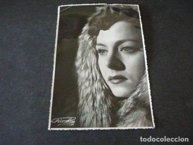Cinema: MARY FELIX ACTRIZ ANTIGUA FOTOGRAFIA CON FIRMA AUTOGRAFA PEREZ DE LEON FOTOGRAFO 11,5 X 17,5 CM