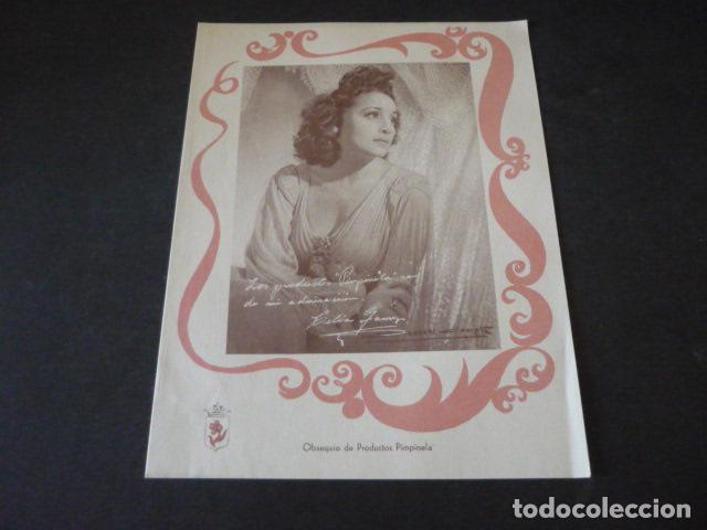 Cinema: CELIA GAMEZ ACTRIZ CUPLETISTA CANTANTE TARJETA 16 X 21 CM