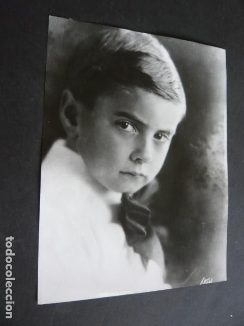 Cine: TYRONE POWER DE NI&Ntilde;O ACTOR ANTIGUA FOTOGRAFIA ORIGINAL 18 X 24 CM