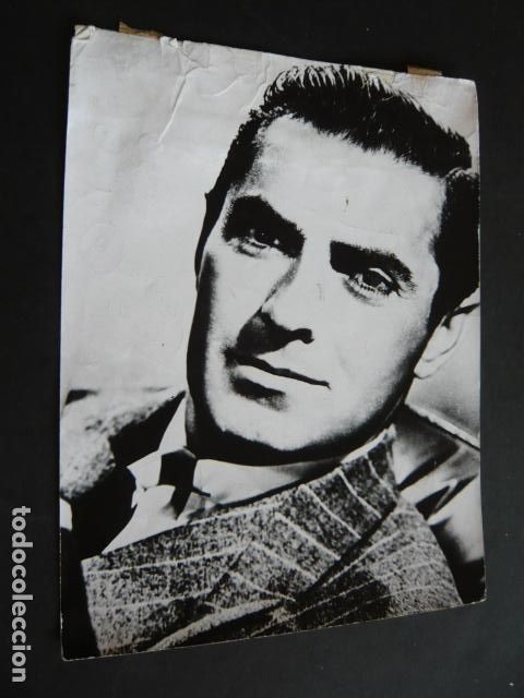 Cinema: TYRONE POWER ACTOR ANTIGUA FOTOGRAFIA ORIGINAL 18 X 24 CM