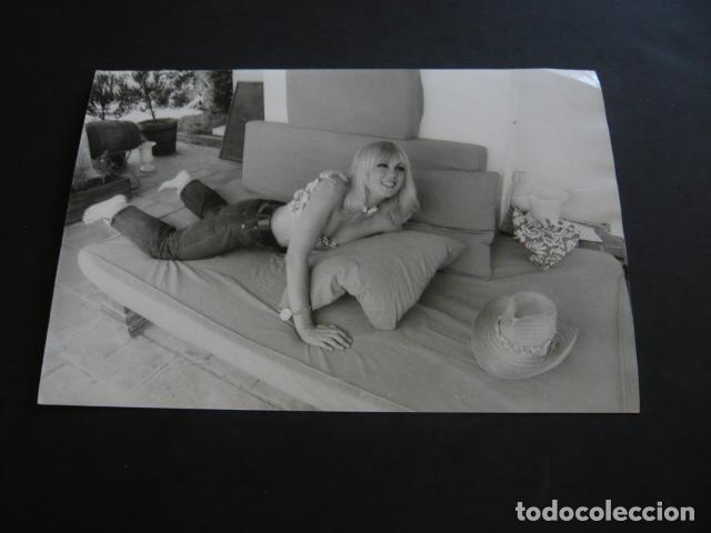 Kino: MYLENE DEMONGEOT ACTRIZ ANTIGUA FOTOGRAFIA ORIGINAL 15 X 24 CM