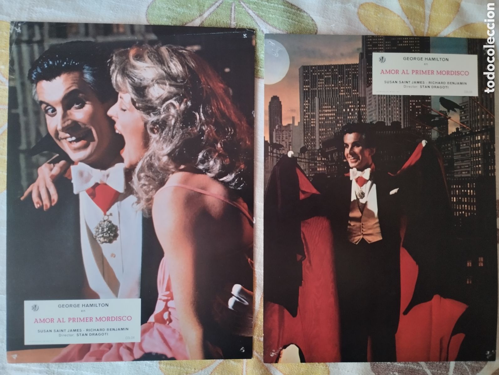 Cine: 12 FOTOCROMOS - AMOR AL PRIMER MORDISCO - SET COMPLETO