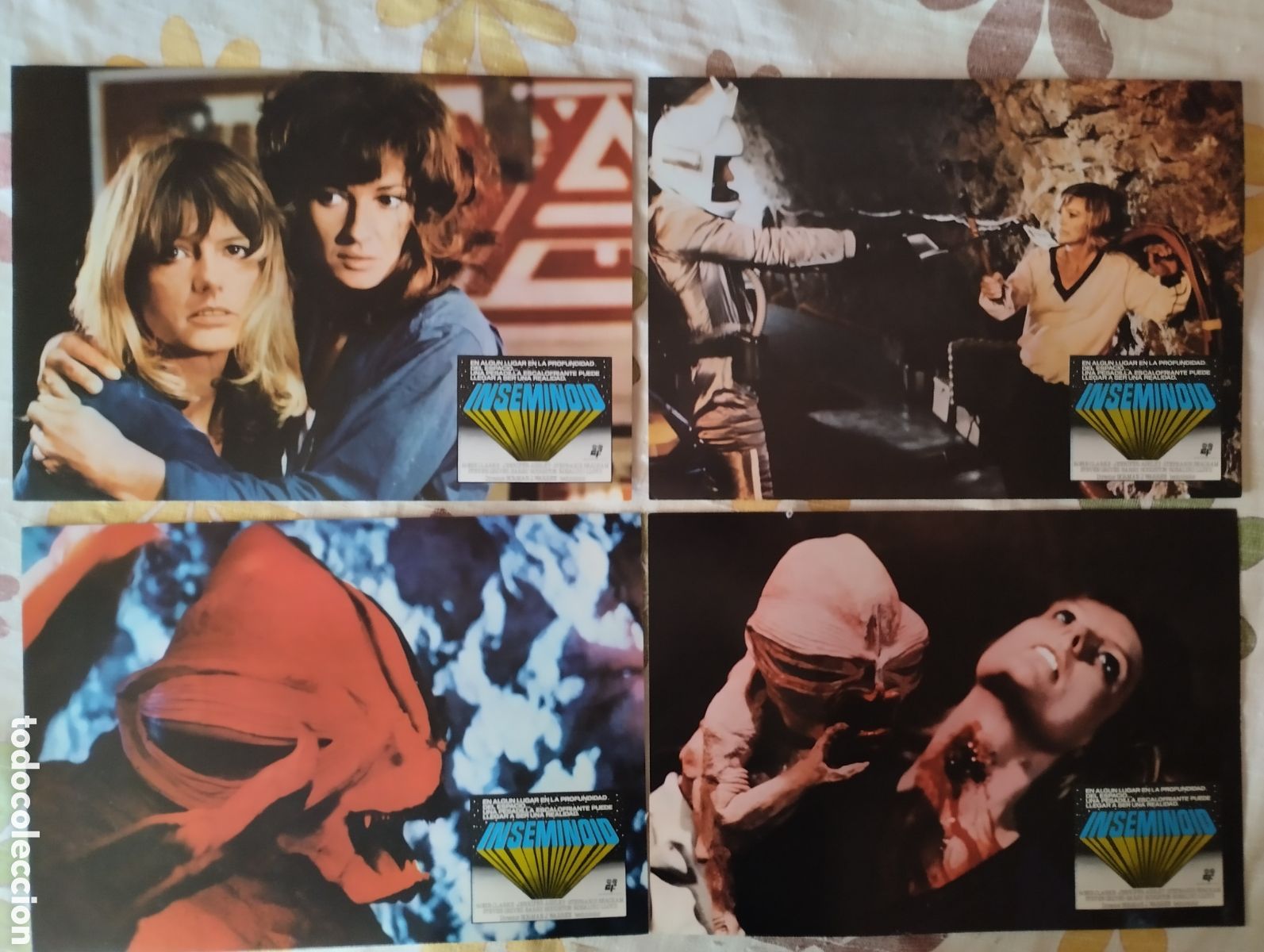 Cine: 12 FOTOCROMOS+ GUIA DOBLE - INSEMINOID - SET COMPLETO