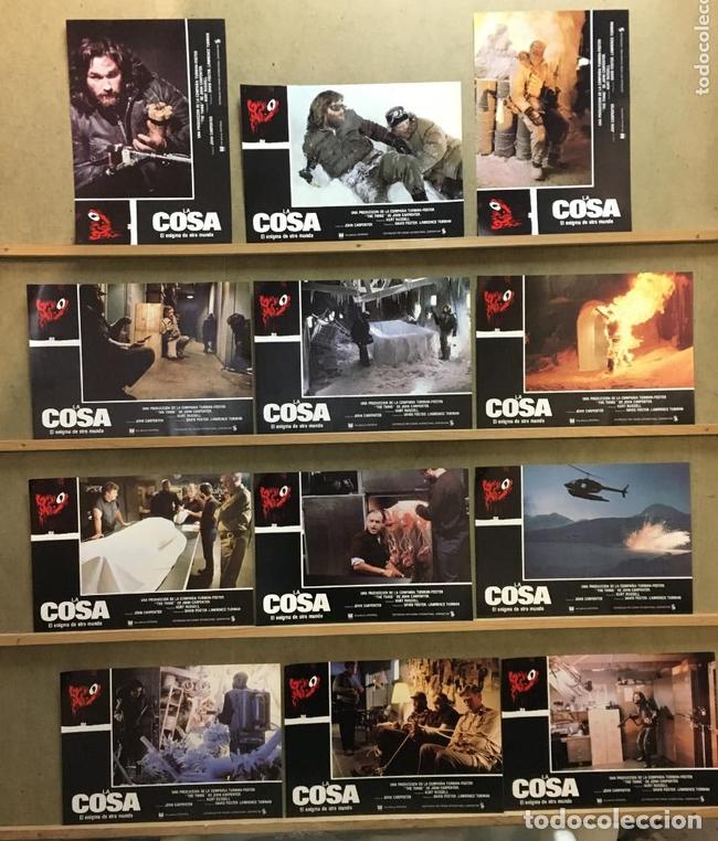 Kino: AFK48 LA COSA KURT RUSSELL CARPENTER KURT RUSSELL TERROR SET 12 FOTOCROMOS ORIGINAL ESTRENO