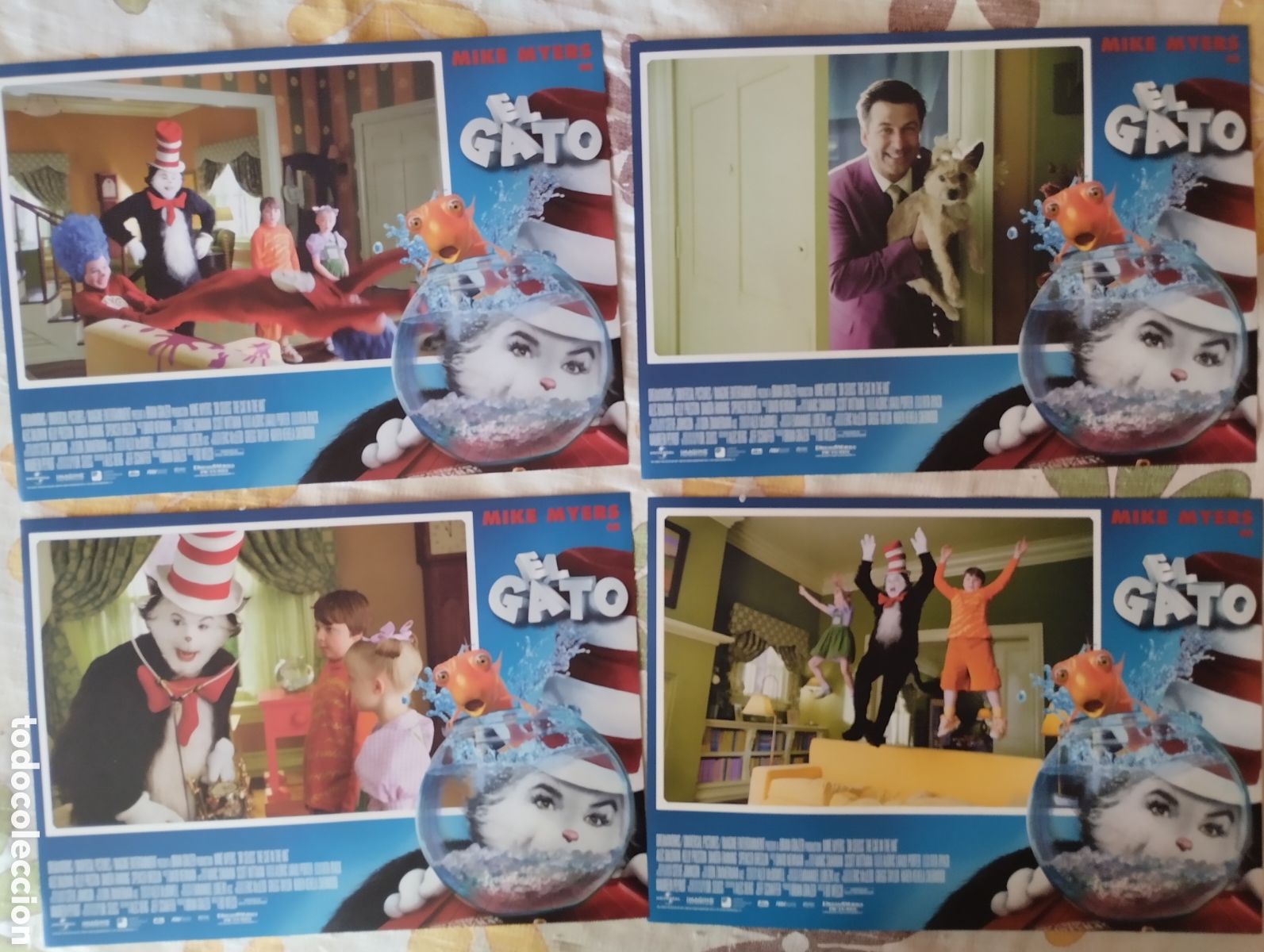 Cine: 8 FOTOCROMOS - EL GATO- SET COMPLETO