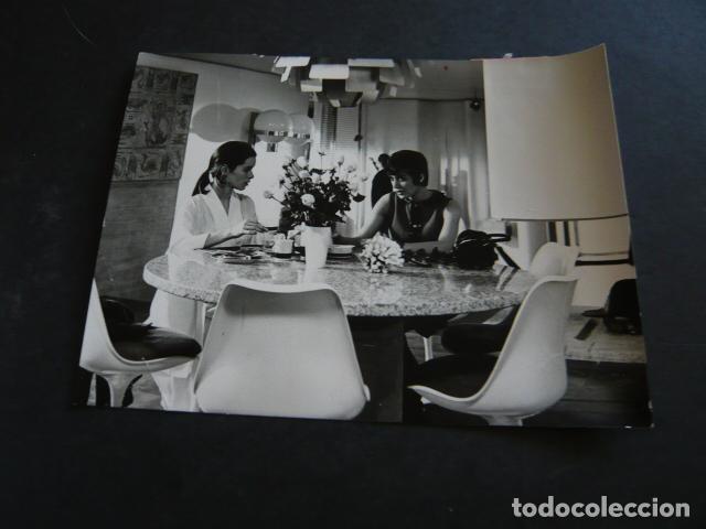 Cinema: GERALDINE CHAPLIN ACTRIZ ANTIGUA FOTOGRAFIA ORIGINAL 12 X 15 CM