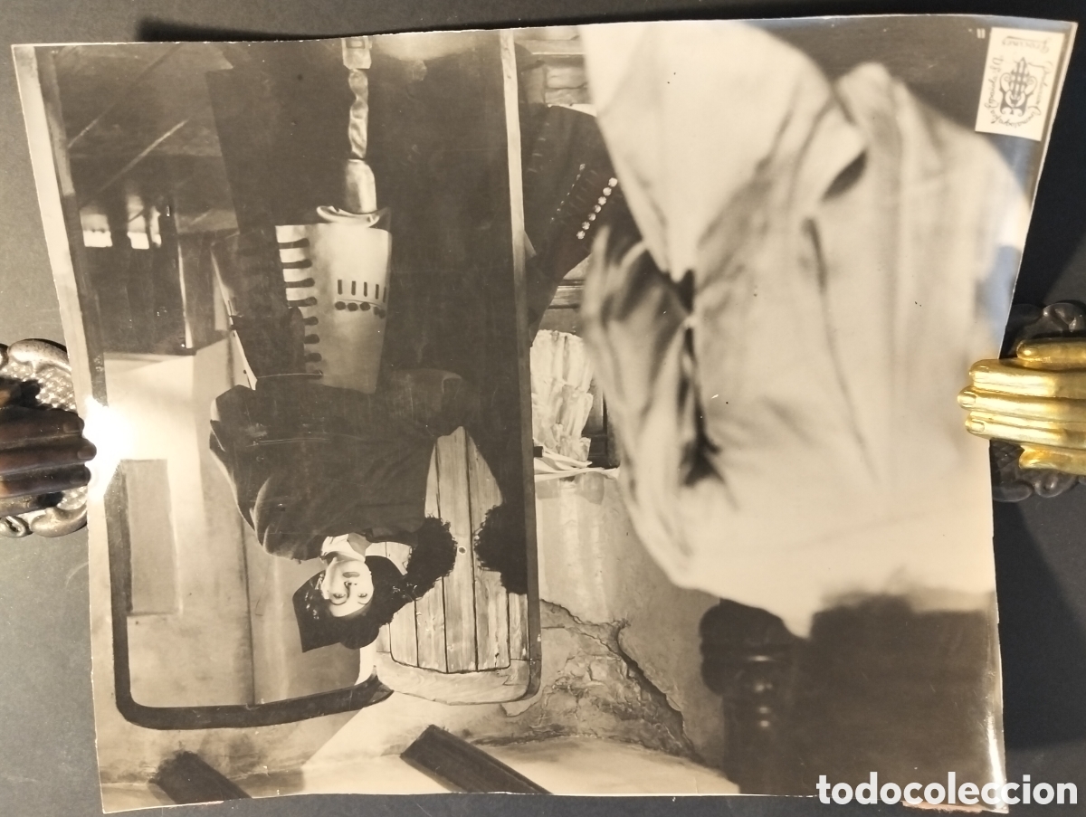 Kino: LA MUJER BANDIDO ESCENA DE PELICULA ANTIGUA FOTOGRAFIA ORIGINAL 21 X 17 CM