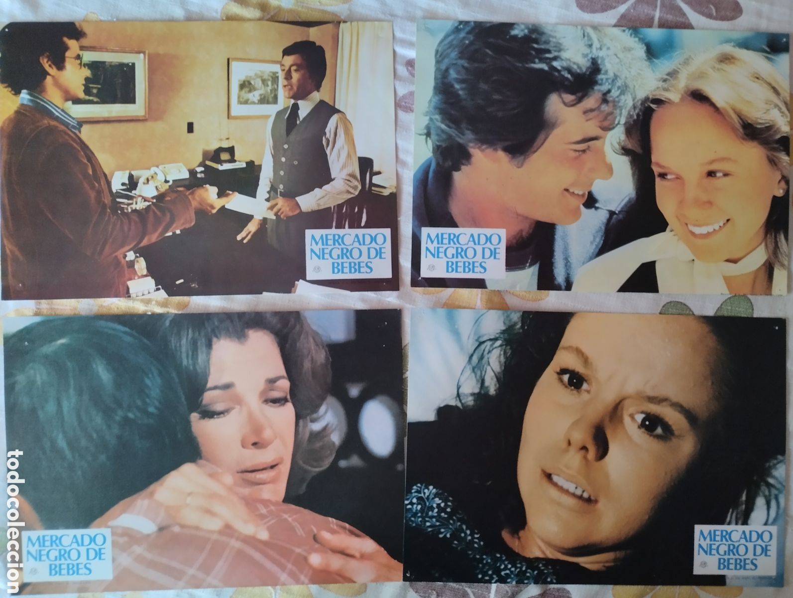 Cine: 12 FOTOCROMOS - MERCADO NEGRO DE BEBES - SET COMPLETO