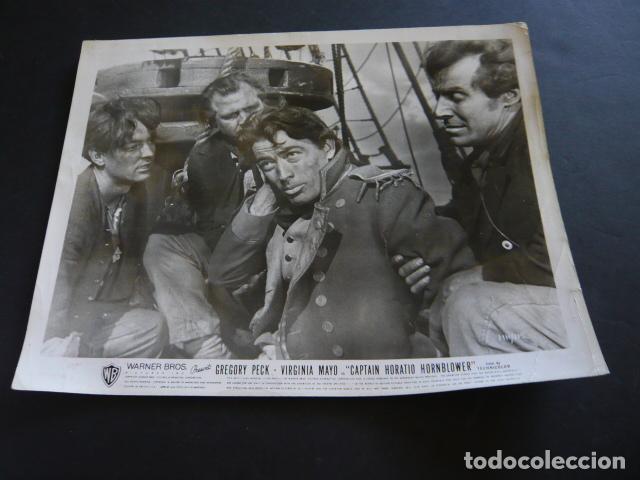 Cinema: EL CAPITAN HORATIO HORNBLOWER ESCENA DE LA PELICULA ANTIGUA FOTOGRAFIA ORIGINAL 18 X 24 CM
