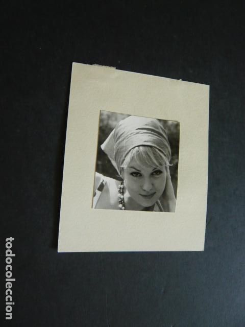 Cin&eacute;ma: MYLENE DEMONGEOT ACTRIZ ANTIGUA FOTOGRAFIA ORIGINAL 5,5 X 6 CM